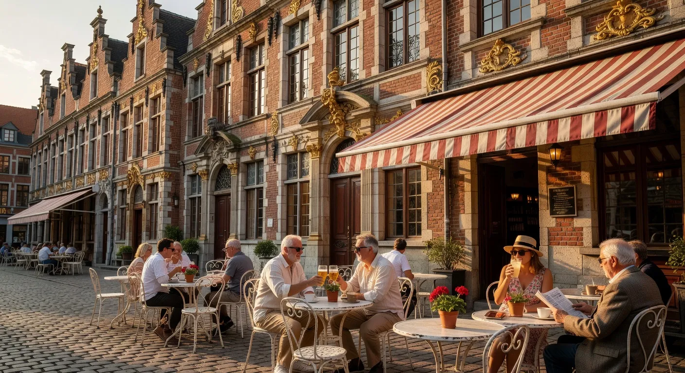 Les places d'Arras - Terrasses et architecture flamande