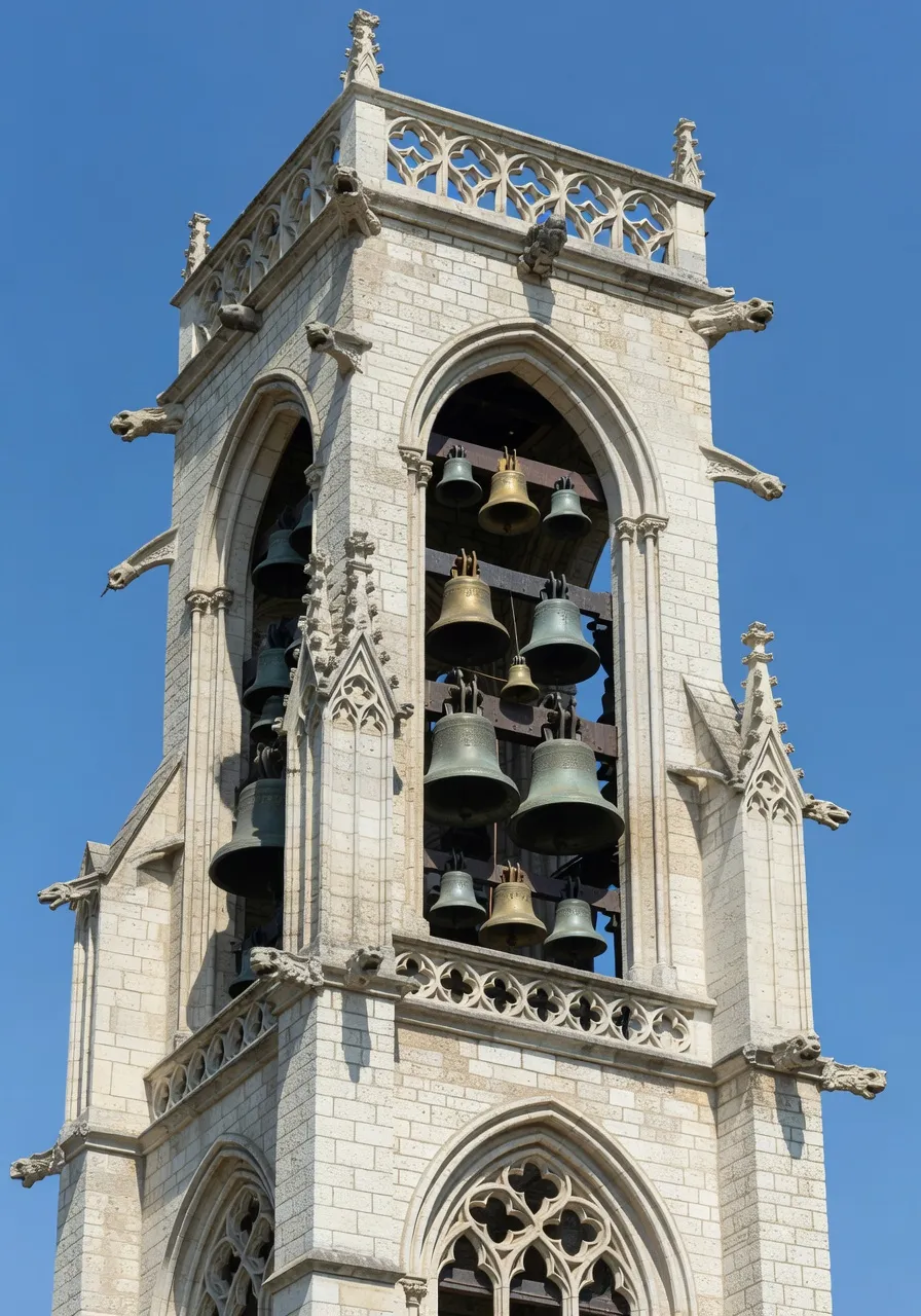 Le beffroi de Douai et la Grand'Place