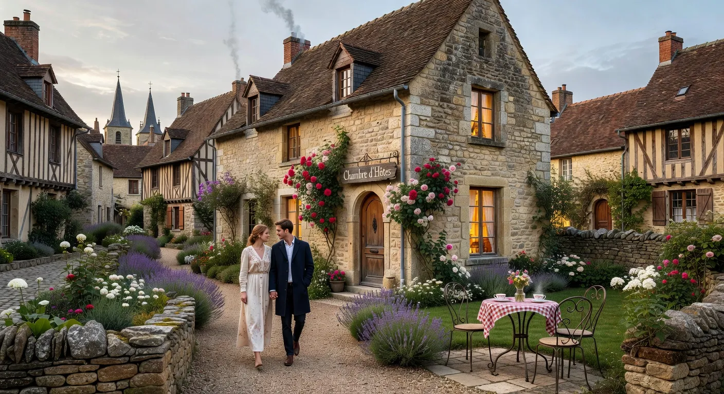 Couple dinant en terrasse sur la Grand-Place d'Arras illuminee