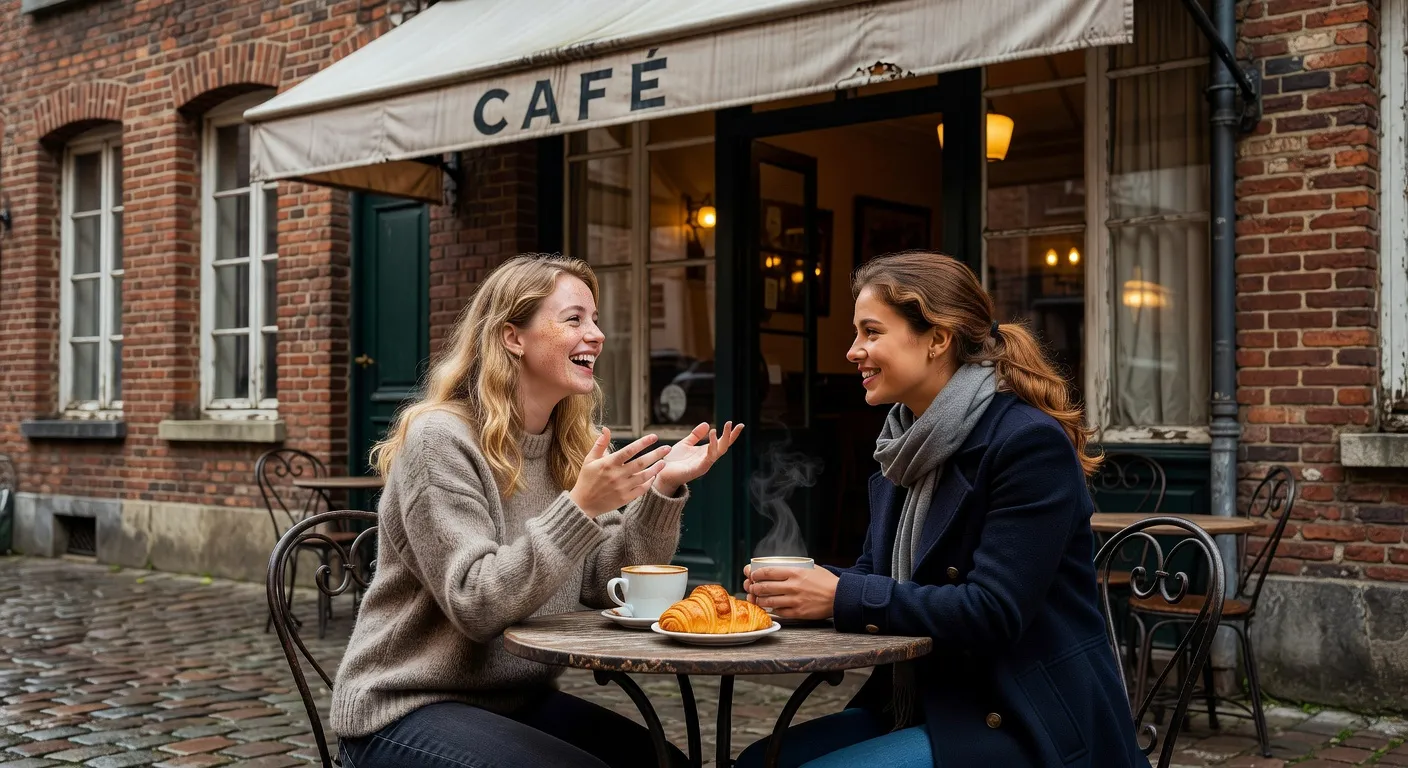 Premier rendez-vous dans un cafe a Arras