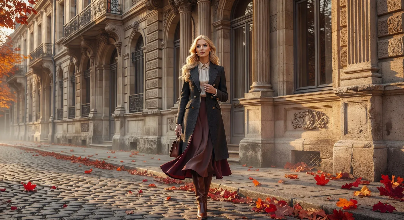 Couple franco-slave se promenant sur une place du Nord de la France